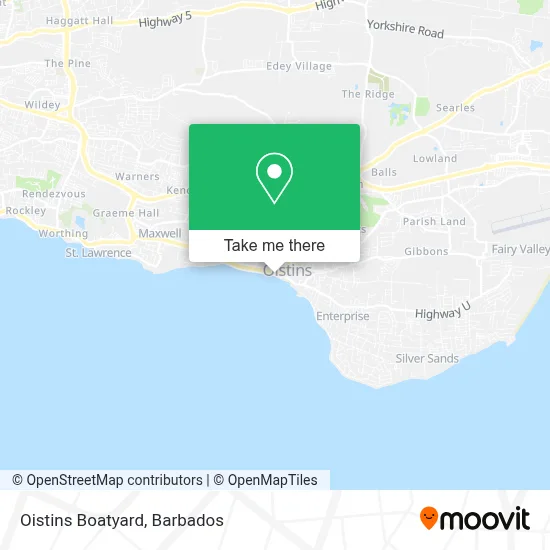 Oistins Boatyard map