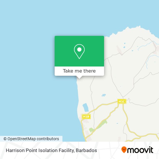 Harrison Point Isolation Facility map