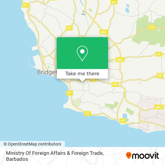 Ministry Of Foreign Affairs & Foreign Trade map