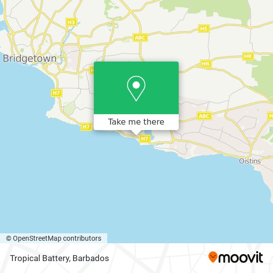 Tropical Battery map