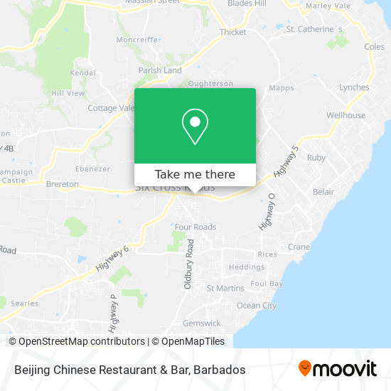 Beijing Chinese Restaurant & Bar map