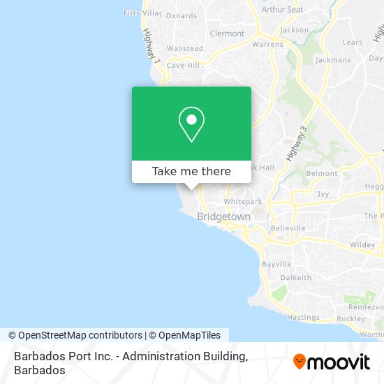 Barbados Port Inc. - Administration Building map