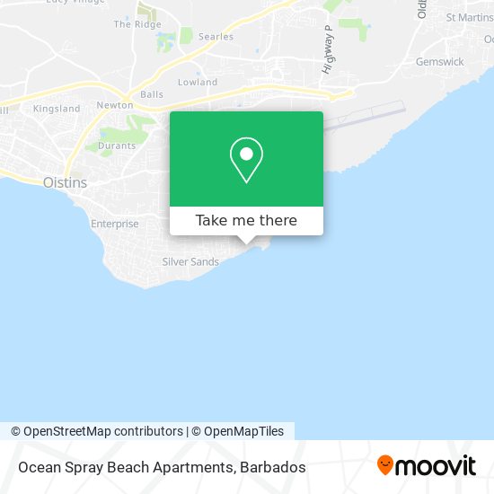 Ocean Spray Beach Apartments map