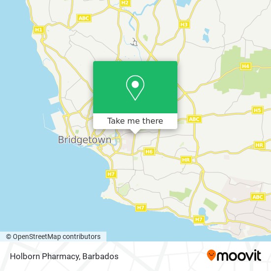 Holborn Pharmacy map