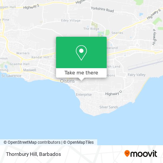Thornbury Hill map