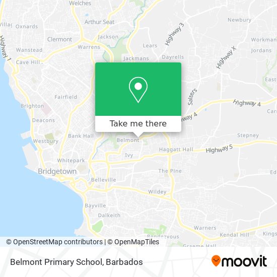 Belmont Primary School map