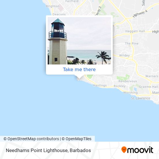 Needhams Point Lighthouse map