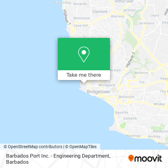Barbados Port Inc. - Engineering Department map