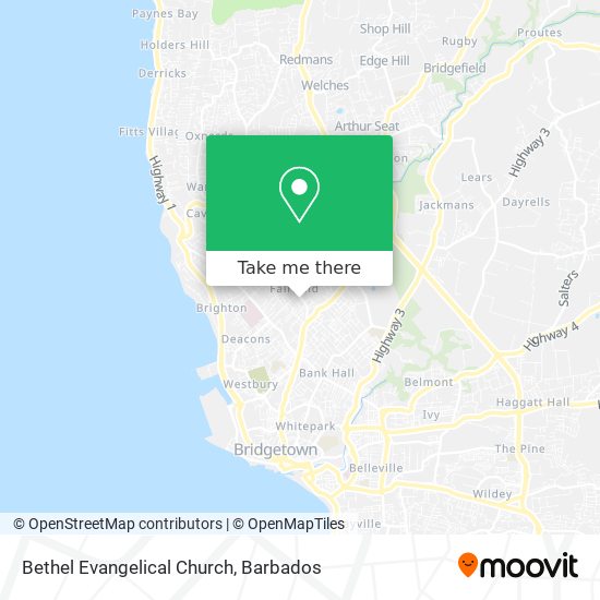 Bethel Evangelical Church map