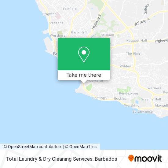 Total Laundry & Dry Cleaning Services map