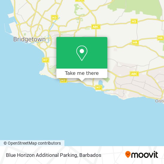 Blue Horizon Additional Parking map