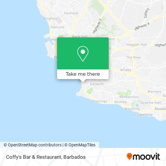 Coffy's Bar & Restaurant map