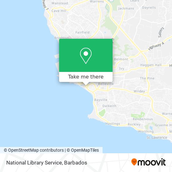 National Library Service map