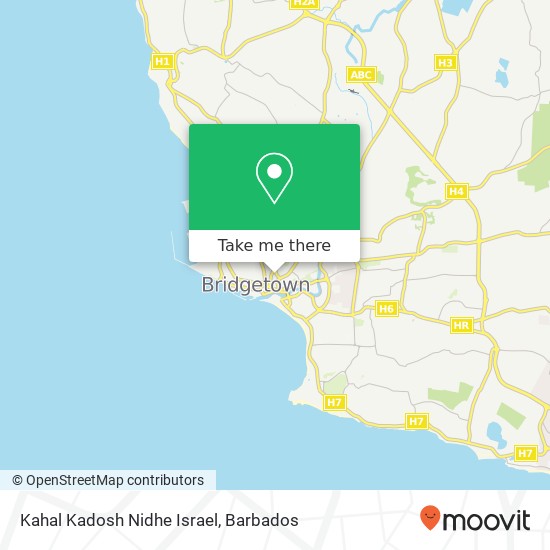 Kahal Kadosh Nidhe Israel map