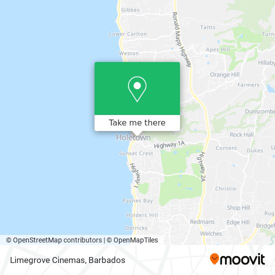 Limegrove Cinemas map
