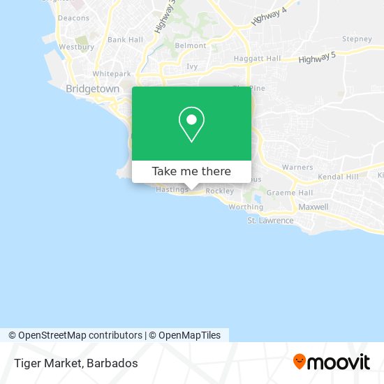 Tiger Market map