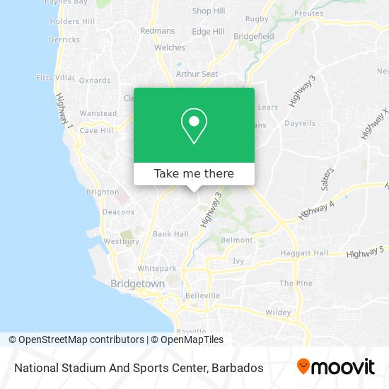 National Stadium And Sports Center map