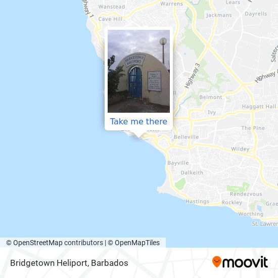 Bridgetown Heliport map