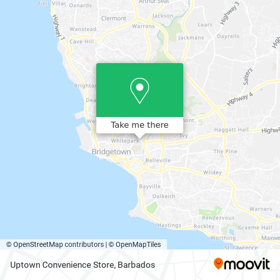 Uptown Convenience Store map