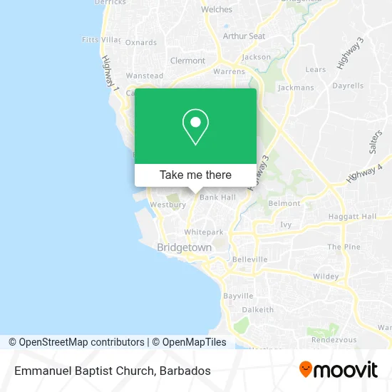 Emmanuel Baptist Church map