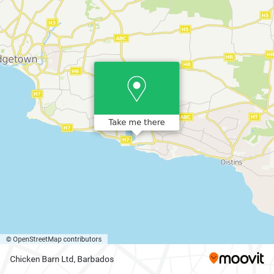 Chicken Barn Ltd map