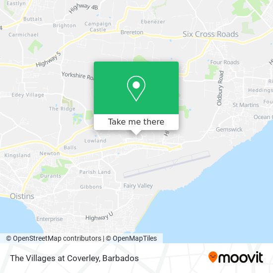 The Villages at Coverley map