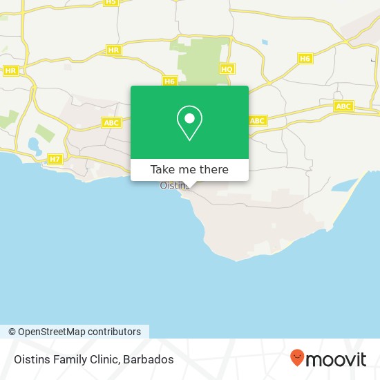 Oistins Family Clinic map