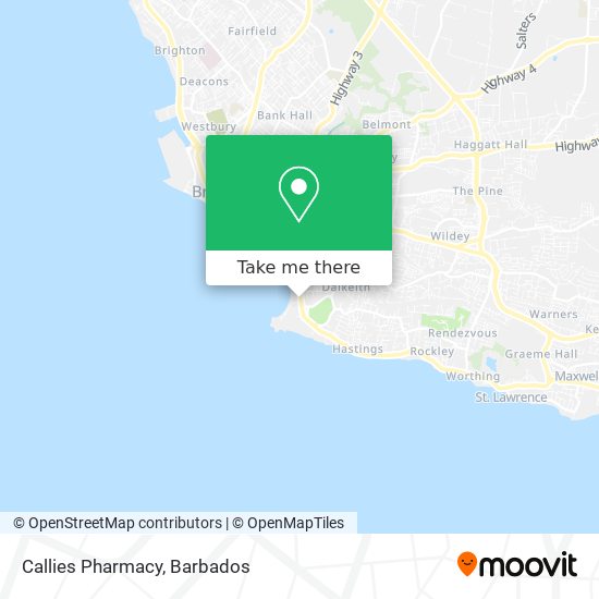 Callies Pharmacy map
