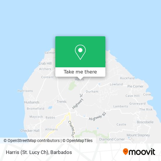 Harris (St. Lucy Ch) map