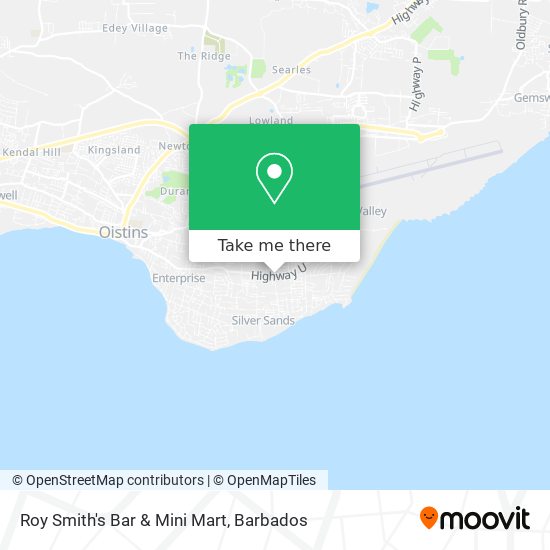 Roy Smith's Bar & Mini Mart map