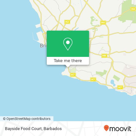 Bayside Food Court map