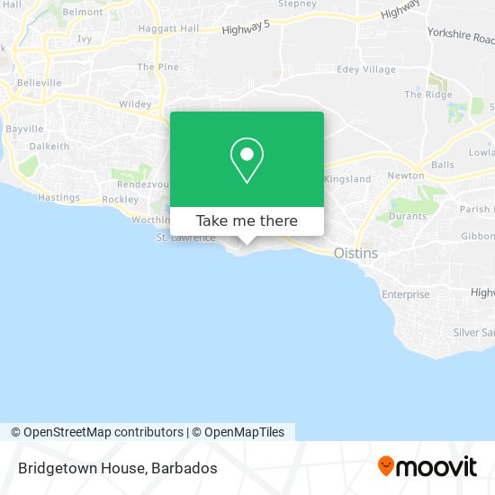 Bridgetown House map