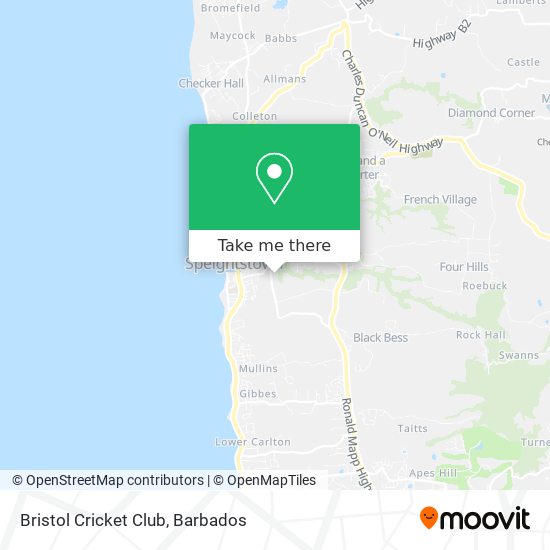 Bristol Cricket Club map