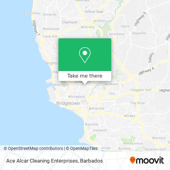 Ace Alcar Cleaning Enterprises map
