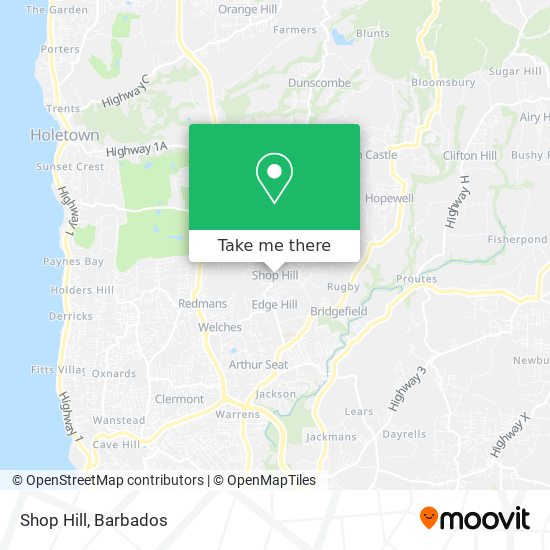 Shop Hill map