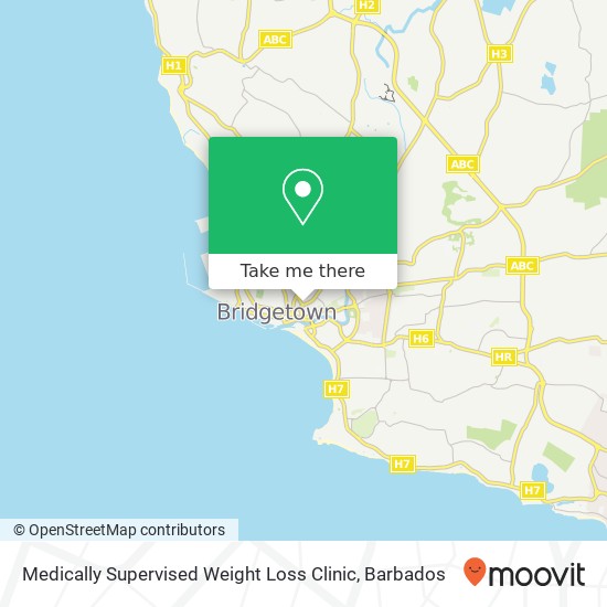 Medically Supervised Weight Loss Clinic map