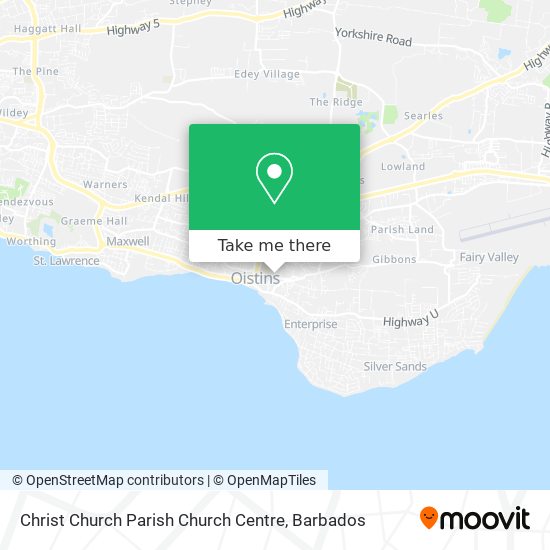 Christ Church Parish Church Centre map