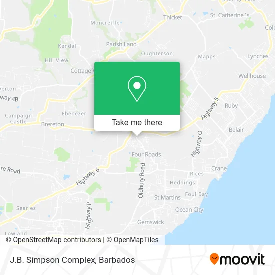 J.B. Simpson Complex map