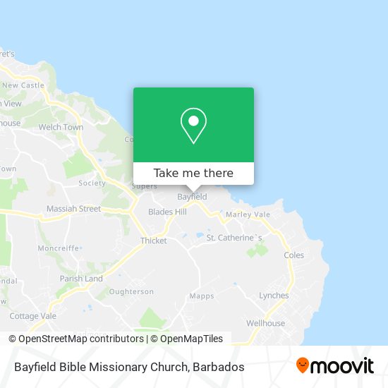Bayfield Bible Missionary Church map