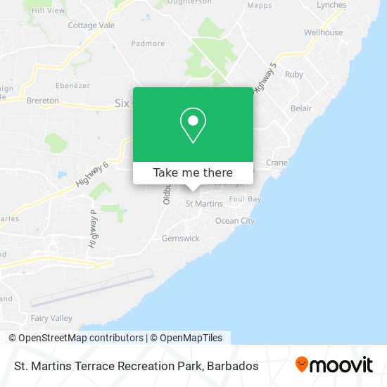 St. Martins Terrace Recreation Park map