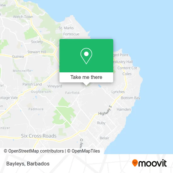 Bayleys map