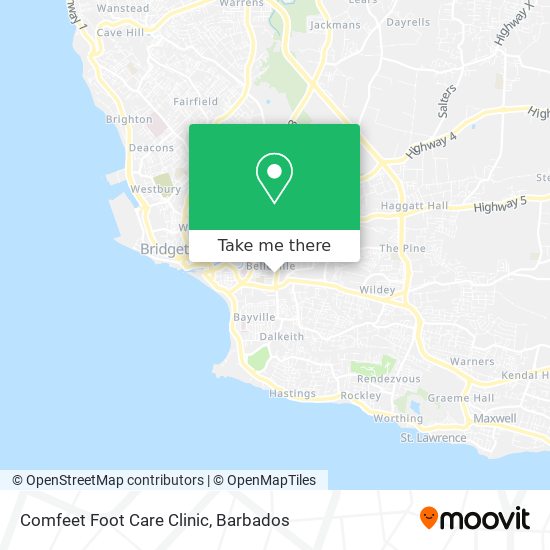 Comfeet Foot Care Clinic map