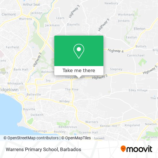 Warrens Primary School map