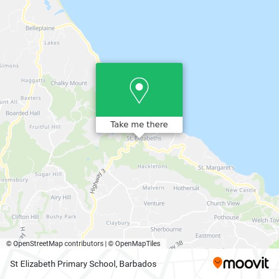 St Elizabeth Primary School map