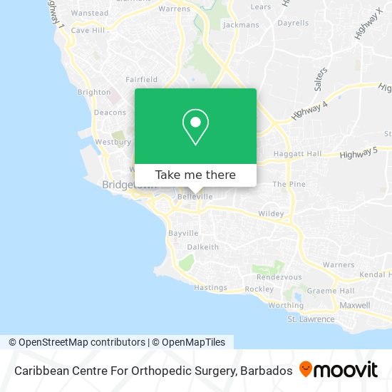 Caribbean Centre For Orthopedic Surgery map
