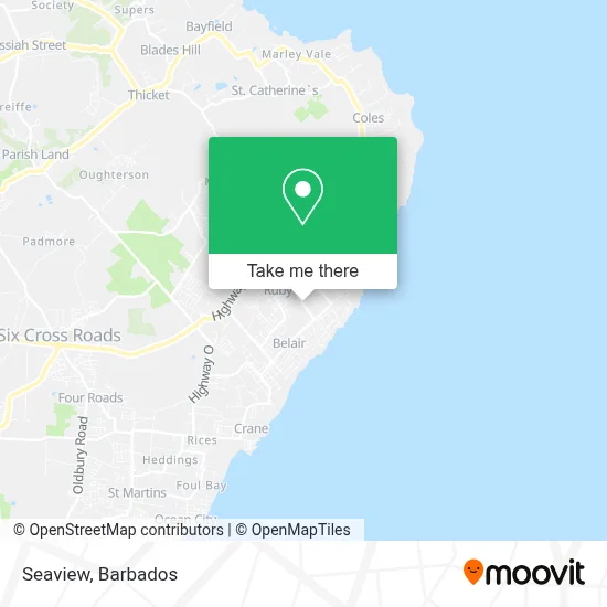 Seaview map