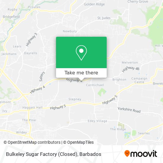 Bulkeley Sugar Factory (Closed) map