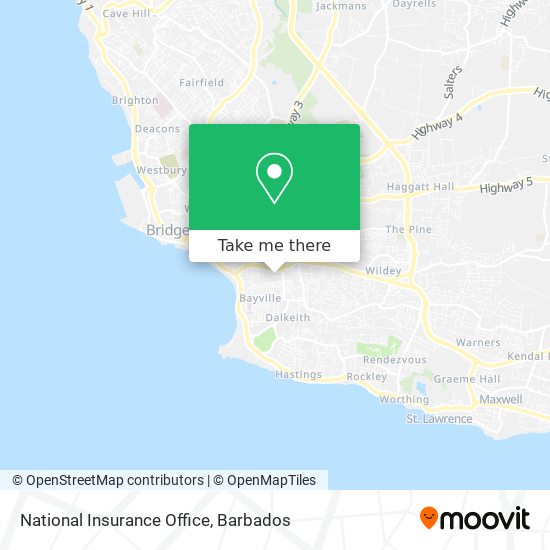 National Insurance Office map