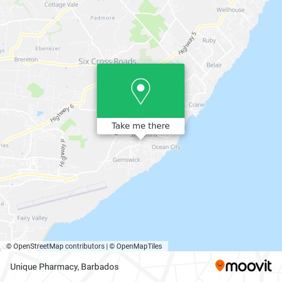 Unique Pharmacy map