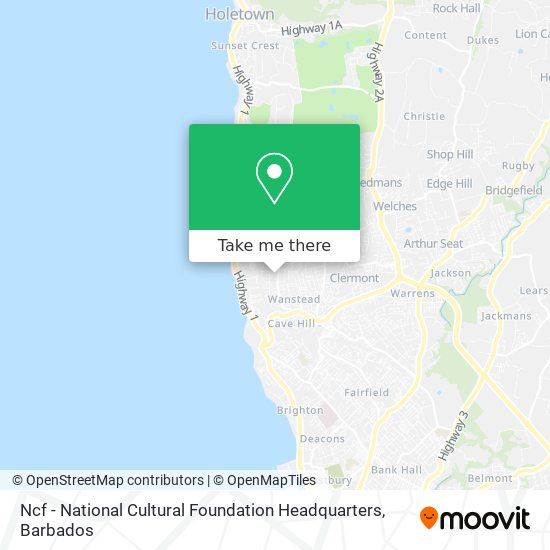 Ncf - National Cultural Foundation Headquarters map